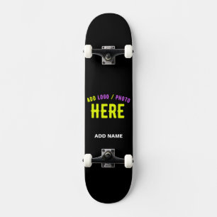 STYLISH MODERN CUSTOMIZABLE BLACK VERIFIED BRANDED SKATEBOARD