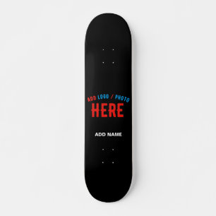 STYLISH MODERN CUSTOMIZABLE BLACK VERIFIED BRANDED SKATEBOARD