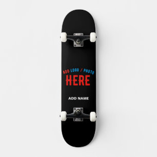 STYLISH MODERN CUSTOMIZABLE BLACK VERIFIED BRANDED SKATEBOARD