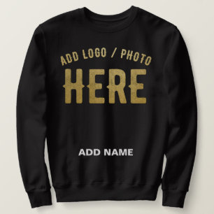 STYLISH MODERN CUSTOMIZABLE BLACK VERIFIED BRANDED SWEATSHIRT
