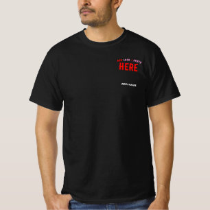 STYLISH MODERN CUSTOMIZABLE BLACK VERIFIED BRANDED T-Shirt