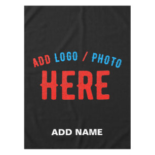 STYLISH MODERN CUSTOMIZABLE BLACK VERIFIED BRANDED TABLECLOTH