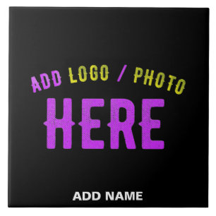 STYLISH MODERN CUSTOMIZABLE BLACK VERIFIED BRANDED TILE