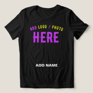 STYLISH MODERN CUSTOMIZABLE BLACK VERIFIED BRANDED Tri-Blend SHIRT