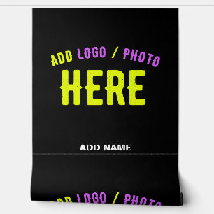 STYLISH MODERN CUSTOMIZABLE BLACK VERIFIED BRANDED WALLPAPER