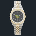 STYLISH MODERN CUSTOMIZABLE BLACK VERIFIED BRANDED WATCH<br><div class="desc">THIS IS A DESIGN FITTING FOR EVERYONE.YOU CAN CHANGE, RESIZE OR ADD LOGO, PHOTO, TEXT AND COLOURS THE WAY YOU LIKE.THANK YOU.</div>