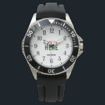 STYLISH MODERN CUSTOMIZABLE BLACK VERIFIED BRANDED WATCH<br><div class="desc">THIS IS A DESIGN FITTING FOR EVERYONE.YOU CAN CHANGE, RESIZE OR ADD LOGO, PHOTO, TEXT AND COLOURS THE WAY YOU LIKE.THANK YOU.</div>