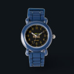 STYLISH MODERN CUSTOMIZABLE BLACK VERIFIED BRANDED WATCH<br><div class="desc">THIS IS A DESIGN FITTING FOR EVERYONE.YOU CAN CHANGE, RESIZE OR ADD LOGO, PHOTO, TEXT AND COLOURS THE WAY YOU LIKE.THANK YOU.</div>