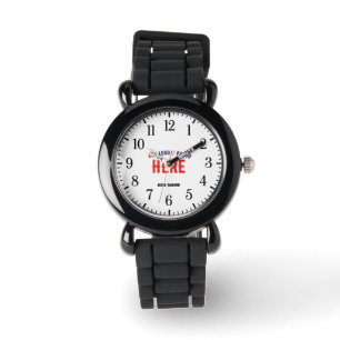 STYLISH MODERN CUSTOMIZABLE BLACK VERIFIED BRANDED WATCH