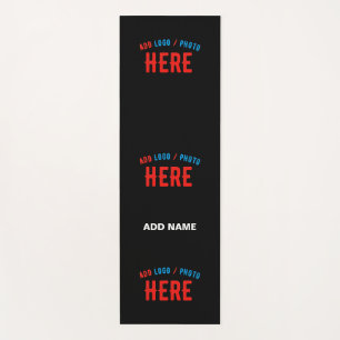 STYLISH MODERN CUSTOMIZABLE BLACK VERIFIED BRANDED YOGA MAT