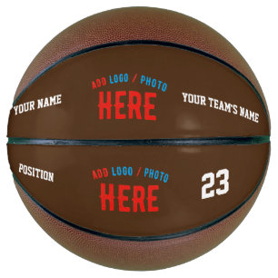 STYLISH MODERN CUSTOMIZABLE BROWN VERIFIED BRANDED BASKETBALL
