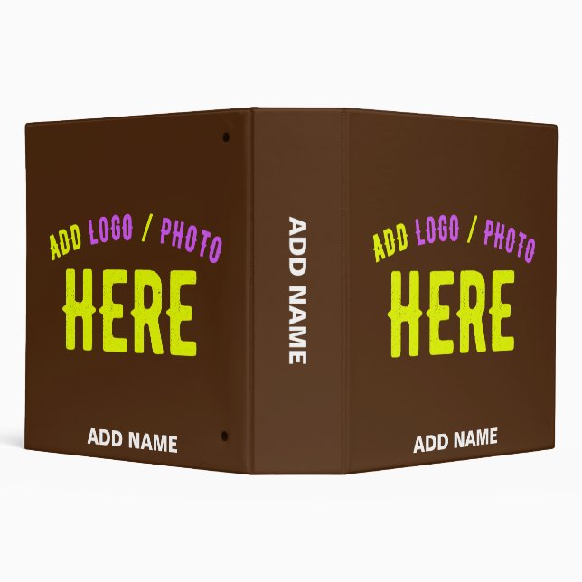 STYLISH MODERN CUSTOMIZABLE BROWN VERIFIED BRANDED BINDER (Background)