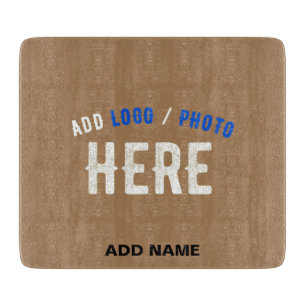 STYLISH MODERN CUSTOMIZABLE BROWN VERIFIED BRANDED CUTTING BOARD
