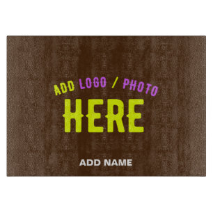 STYLISH MODERN CUSTOMIZABLE BROWN VERIFIED BRANDED CUTTING BOARD