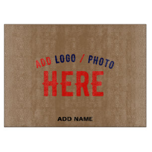 STYLISH MODERN CUSTOMIZABLE BROWN VERIFIED BRANDED CUTTING BOARD