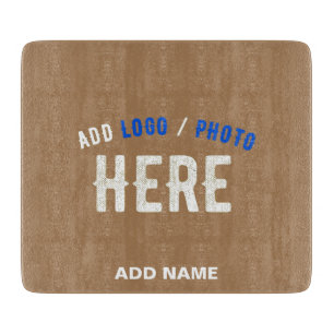 STYLISH MODERN CUSTOMIZABLE BROWN VERIFIED BRANDED CUTTING BOARD