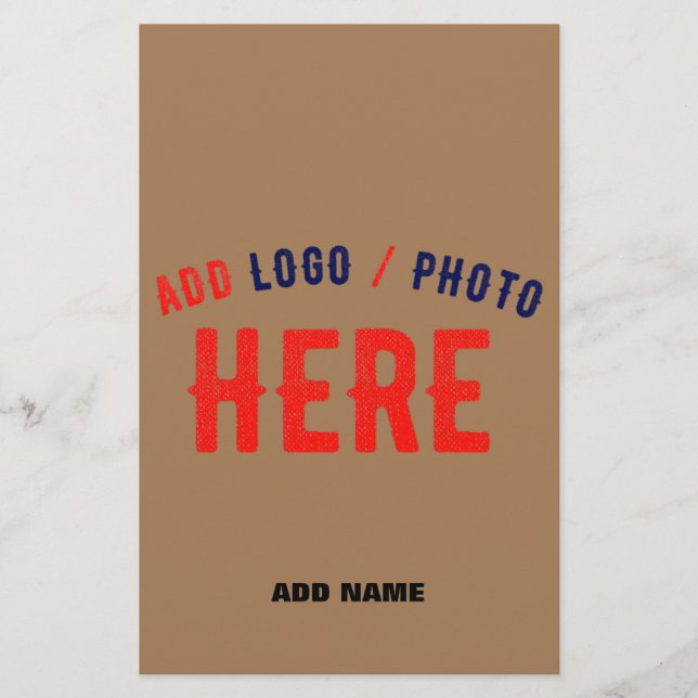 STYLISH MODERN CUSTOMIZABLE BROWN VERIFIED BRANDED FLYER (Front)