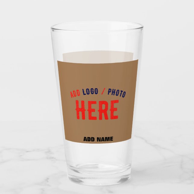 STYLISH MODERN CUSTOMIZABLE BROWN VERIFIED BRANDED GLASS (Front)