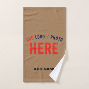 STYLISH MODERN CUSTOMIZABLE BROWN VERIFIED BRANDED HAND TOWEL