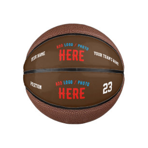 STYLISH MODERN CUSTOMIZABLE BROWN VERIFIED BRANDED MINI BASKETBALL