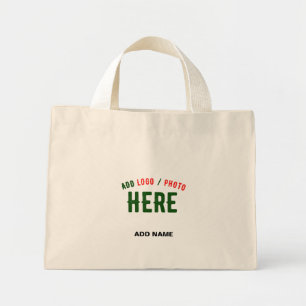 STYLISH MODERN CUSTOMIZABLE BROWN VERIFIED BRANDED MINI TOTE BAG