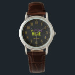 STYLISH MODERN CUSTOMIZABLE BROWN VERIFIED BRANDED WATCH<br><div class="desc">THIS IS A DESIGN FITTING FOR EVERYONE.YOU CAN CHANGE, RESIZE OR ADD LOGO, PHOTO, TEXT AND COLOURS THE WAY YOU LIKE.THANK YOU.</div>