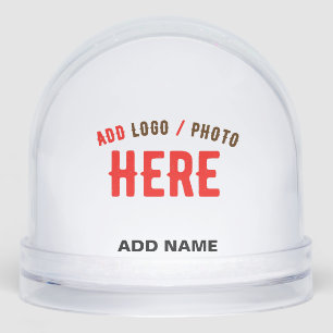 STYLISH MODERN CUSTOMIZABLE CLEAR VERIFIED BRANDED SNOWGLOBE