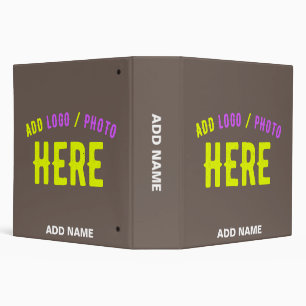 STYLISH MODERN CUSTOMIZABLE COFFEE VERIFIED BRAND BINDER