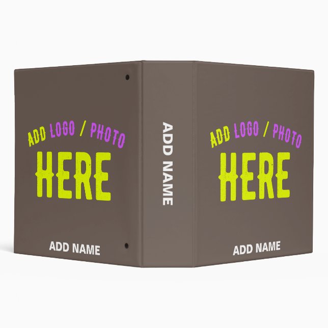 STYLISH MODERN CUSTOMIZABLE COFFEE VERIFIED BRAND BINDER (Background)