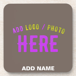 STYLISH MODERN CUSTOMIZABLE COFFEE VERIFIED BRAND COASTER