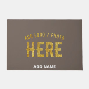STYLISH MODERN CUSTOMIZABLE COFFEE VERIFIED BRAND DOORMAT