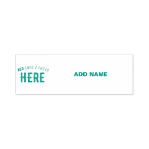 STYLISH MODERN CUSTOMIZABLE GREEN VERIFIED BRANDED SELF-INKING STAMP