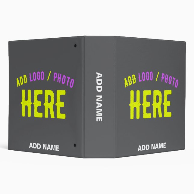 STYLISH MODERN CUSTOMIZABLE GREY VERIFIED BRANDED BINDER (Background)