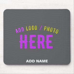 STYLISH MODERN CUSTOMIZABLE GREY VERIFIED BRANDED MOUSE PAD