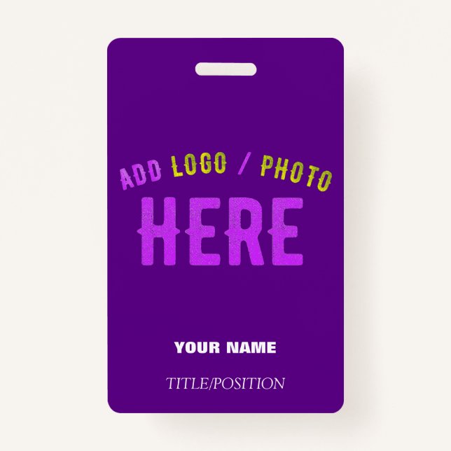 STYLISH MODERN CUSTOMIZABLE INDIGO VERIFIED BRAND BADGE (Front)