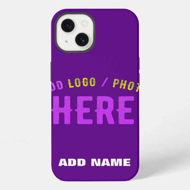 STYLISH MODERN CUSTOMIZABLE INDIGO VERIFIED BRAND iPhone CASE (Back)