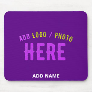 STYLISH MODERN CUSTOMIZABLE INDIGO VERIFIED BRAND MOUSE PAD