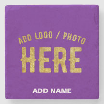 STYLISH MODERN CUSTOMIZABLE INDIGO VERIFIED BRAND STONE COASTER