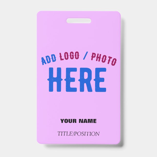 STYLISH MODERN CUSTOMIZABLE MAUVE VERIFIED BRANDED BADGE (Front)