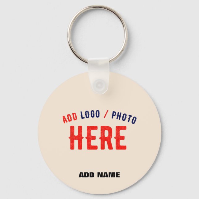 STYLISH MODERN CUSTOMIZABLE NATURAL VERIFIED BRAND KEYCHAIN (Front)