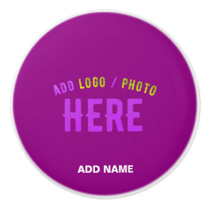 STYLISH MODERN CUSTOMIZABLE PURPLE VERIFIED BRAND CERAMIC KNOB