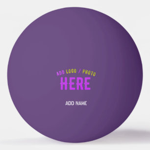 STYLISH MODERN CUSTOMIZABLE PURPLE VERIFIED BRAND PING PONG BALL