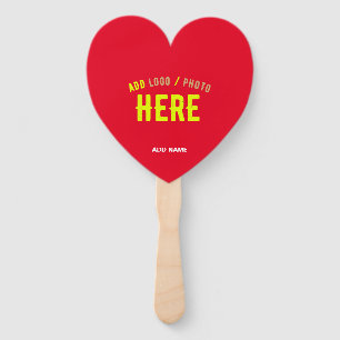 STYLISH MODERN CUSTOMIZABLE RED VERIFIED BRANDED HAND FAN