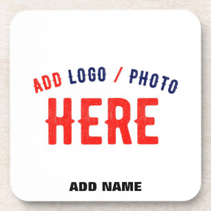 STYLISH MODERN CUSTOMIZABLE WHITE VERIFIED BRAND COASTER
