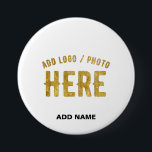 STYLISH MODERN CUSTOMIZABLE WHITE VERIFIED BRANDED 3 INCH ROUND BUTTON<br><div class="desc">THIS IS A DESIGN FITTING FOR EVERYONE.YOU CAN CHANGE, RESIZE OR ADD LOGO, PHOTO, TEXT AND COLOURS THE WAY YOU LIKE.THANK YOU.</div>
