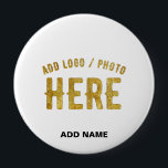 STYLISH MODERN CUSTOMIZABLE WHITE VERIFIED BRANDED 4 INCH ROUND BUTTON<br><div class="desc">THIS IS A DESIGN FITTING FOR EVERYONE.YOU CAN CHANGE, RESIZE OR ADD LOGO, PHOTO, TEXT AND COLOURS THE WAY YOU LIKE.THANK YOU.</div>