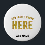 STYLISH MODERN CUSTOMIZABLE WHITE VERIFIED BRANDED 4 INCH ROUND BUTTON<br><div class="desc">THIS IS A DESIGN FITTING FOR EVERYONE.YOU CAN CHANGE, RESIZE OR ADD LOGO, PHOTO, TEXT AND COLOURS THE WAY YOU LIKE.THANK YOU.</div>
