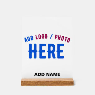 STYLISH MODERN CUSTOMIZABLE WHITE VERIFIED BRANDED ACRYLIC SIGN