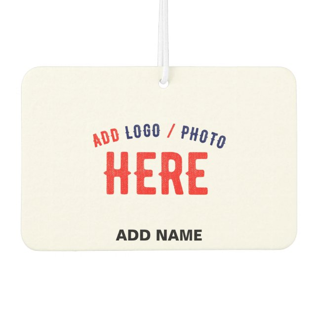 STYLISH MODERN CUSTOMIZABLE WHITE VERIFIED BRANDED AIR FRESHENER (Front)