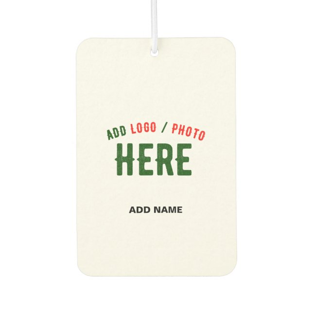 STYLISH MODERN CUSTOMIZABLE WHITE VERIFIED BRANDED AIR FRESHENER (Front)
